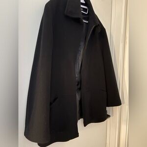 Christian Lacroix Black Pea Coat